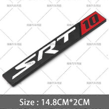 (as5972) Metallinen 3D SRT6 SRT8/10 SXT/6/8/10 -tarra auton takakontin tunnustarraan Jeep Dodgeen