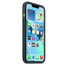 (Abyss Blue) Étui en silicone compatible MagSafe pour iPhone 13 Mini