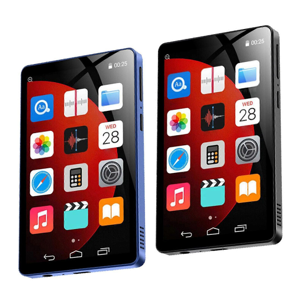 (1G+8G, ) 8/16G Bluetooth Mp4 Mp3 Player W/4.0'' Hd Touch Screen Wifi Radio Music Recorder Black 9193278300208