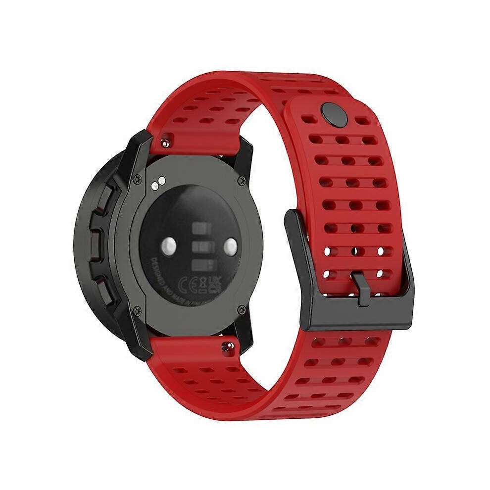 (Red) Sport Strap Compatible For Suunto Vertical / 9 Peak/9 Peak Pro / 5 Peak 22Mm Silicone Watch Bands Red 9193278301649