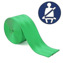 (Green) Harnais de sécurité de course en polyester modifié pour voiture, longueur : 3,6 m