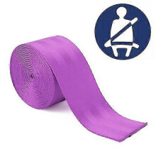 (Purple) Harnais de sécurité de course en polyester modifié pour voiture, longueur : 3,6 m