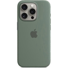 (Cypress) Étui en silicone compatible avec l'iPhone 15 Pro et MagSafe