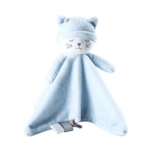 Baby Security Blanket with Plush Lovey, Soft Soothing Blanket with Pink Bunny, Non-Toxic Sleep Aid and Comfort Toy for Newborns and Infant Girls