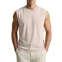 Canotte da Uomo per Allenamento, T-Shirt Senza Maniche, T-Shirt da Palestra con Lavaggio Acido, T-Shirt da Corsa, da Spiaggia, Vestibilità Ampia