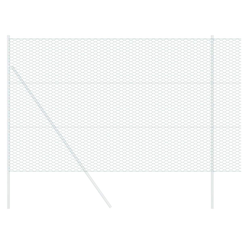 VidaXL vidaXL Schweißgitterzaun 1,6 x 100 m PVC Grün 2