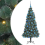 VidaXL vidaXL Artificial Pre-lit Christmas Tree with Ball Set Green 180 cm 2