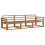 VidaXL vidaXL Outdoor Sofa Set 3 pcs Natural Solid Acacia Wood 3