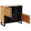 VidaXL vidaXL Sideboard with Storage Brown 80 x 33 x 75 cm Solid Mango Wood 2