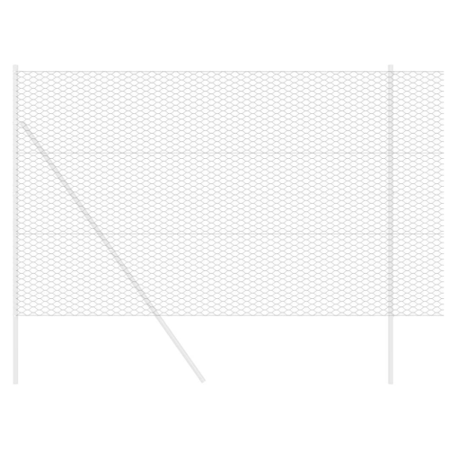 VidaXL vidaXL Schweißgitterzaun 1,6 x 100 m PVC Grau 2