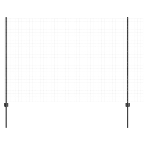 VidaXL vidaXL Eingebetteter Zaunpfosten 11 Stk. Grau 200 cm 2