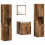 VidaXL vidaXL Badezimmermöbel-Set 4 Stk. Altholz Holzwerkstoff 2