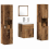 VidaXL vidaXL Badezimmermöbel-Set 4 Stk. Altholz Holzwerkstoff 3