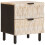 VidaXL vidaXL Bedside Cabinet 2 pcs White 40 x 33 x 46 cm Solid Mango Wood 2