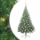 VidaXL vidaXL Künstlicher vorbeleuchteter Weihnachtsbaum Grün 180 cm PVC 2