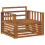 VidaXL vidaXL 2 Piece Outdoor Sofa Natural 2