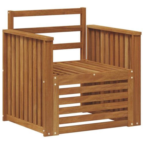 VidaXL vidaXL Outdoor Sofa Solid Acacia Wood Natural 1