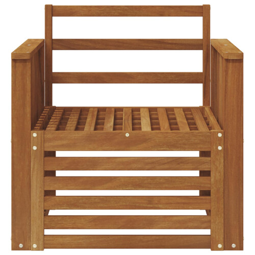 VidaXL vidaXL Outdoor Sofa Solid Acacia Wood Natural 2