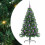VidaXL vidaXL Artificial Pre-lit Christmas Tree Green 150 cm PVC 2