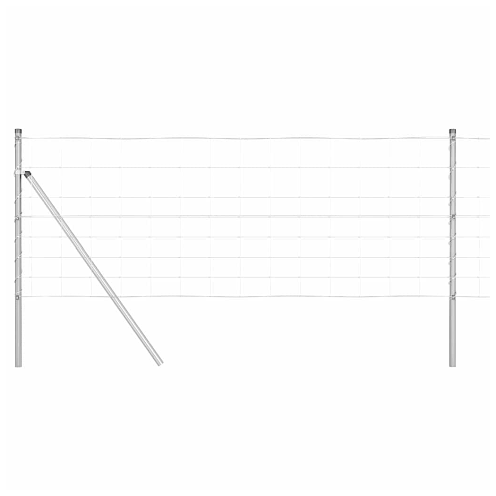 Vidaxl Fence Post Galvanized 50 X 0.8 M Steel