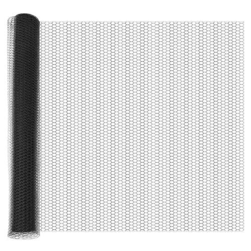 VidaXL vidaXL Schweißgitterzaun 1,4 x 100 m PVC Grau 1