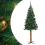 VidaXL vidaXL Slim Christmas Tree Green 180 cm PVC and Solid Pine wood 2