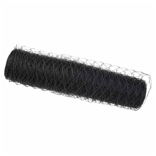 VidaXL vidaXL Schweißgitterzaun 0,5 x 10 m PVC Grau 1