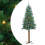 VidaXL vidaXL Slim Christmas Tree Green 210 cm PVC and Solid Pine wood 2