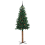 VidaXL vidaXL Slim Christmas Tree Green 210 cm PVC and Solid Pine wood 4