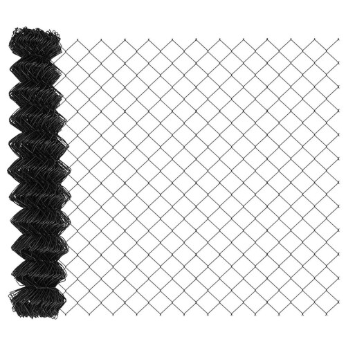 VidaXL vidaXL Chain Link Fence Grey 1