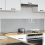 VidaXL vidaXL Kitchen Backsplash 2 pcs Light Grey 80 x 40 cm Tempered Glass 3