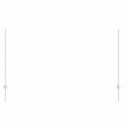 VidaXL vidaXL Eingebetteter Zaunpfosten 11 Stk. Silber 180 cm 2