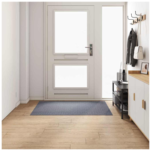 VidaXL vidaXL Carpet Runner Light Grey 100 x 150 cm Fabric 2
