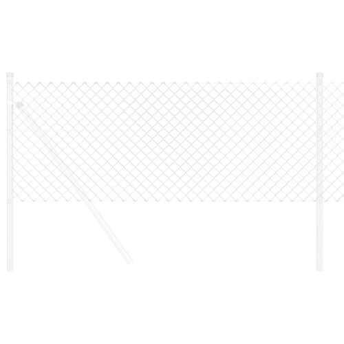 VidaXL vidaXL Chain Link Fence Silver 2