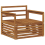 VidaXL vidaXL 2 Piece Outdoor Sofa Natural 2