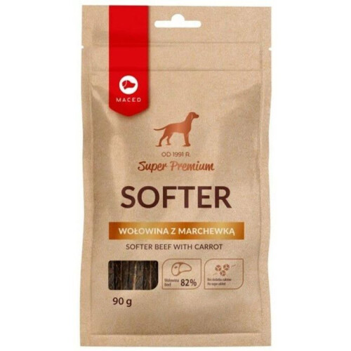 Hundefrischfutter - Maced - Rindfleisch mit Karotten - 100g - Ohne Konservierungsstoffe