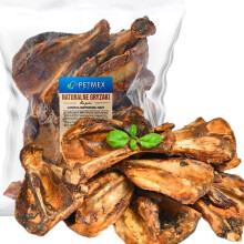 Natuurlijke kauwsnacks voor honden Petmex Gedroogde varkensschouderbotten 10 stuks