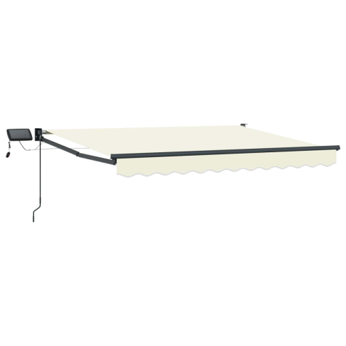 VidaXL vidaXL Manual Retractable Awning with LEDs 2.5 x 2 m 1