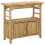 VidaXL vidaXL Console Table with Shelf Natural 80 x 35 x 75 cm Bamboo 2