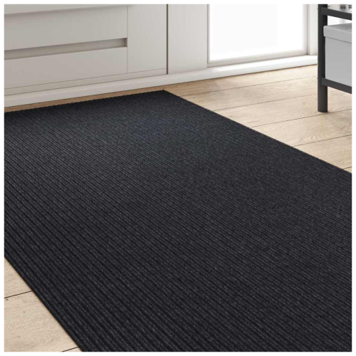 VidaXL vidaXL Carpet Runner Anthracite 80 x 400 cm Fabric 2