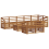 VidaXL vidaXL Sofa Sets 9 pcs Natural Solid Acacia Wood 3