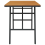 VidaXL vidaXL Dining Table Brown 110 x 55 x 61.5 cm Solid Acacia Wood 4