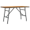 VidaXL vidaXL Dining Table Brown 110 x 55 x 61.5 cm Solid Acacia Wood 5