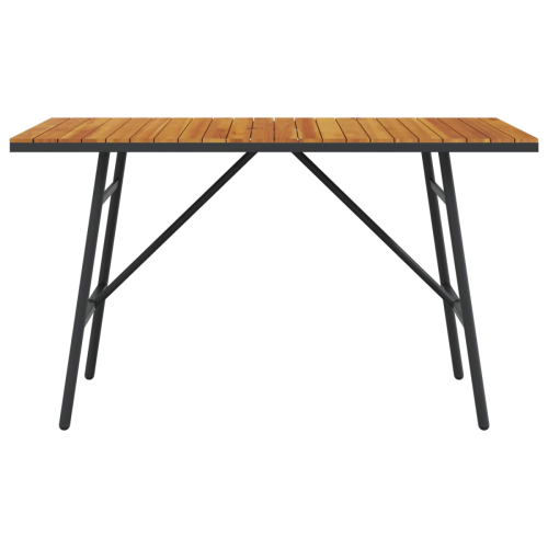 VidaXL vidaXL Dining Table Brown 110 x 55 x 61.5 cm Solid Acacia Wood 2