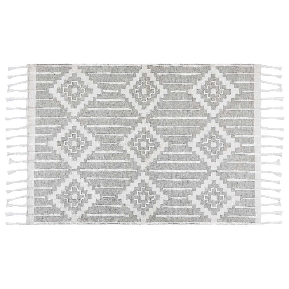 Beliani Outdoor Rug Tabiat Grey 160 X 230 Cm