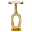 Beliani Side Table APITI Metal Gold 1