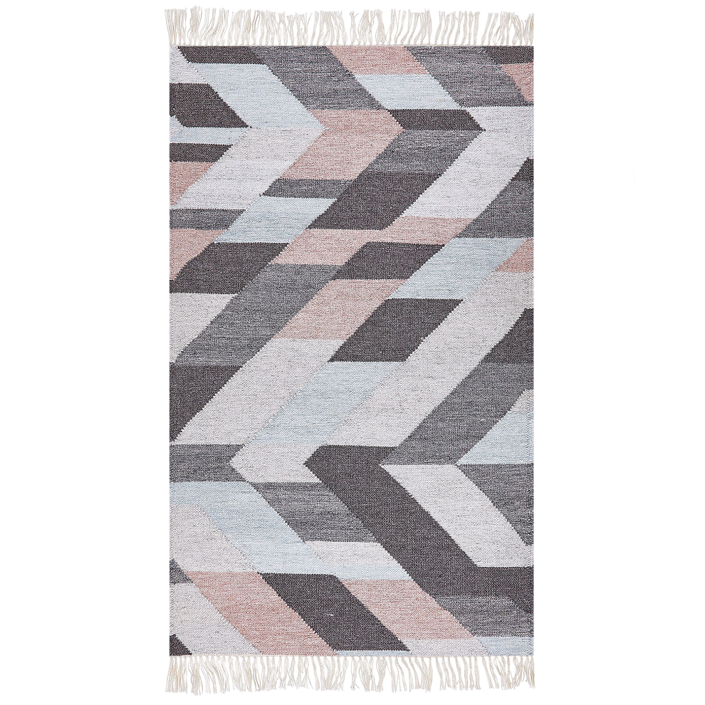Beliani Rug Nakkas Multicolour 80 X 150 Cm Jute