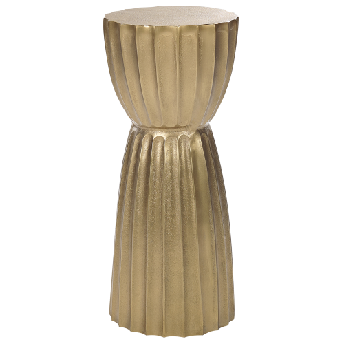 Beliani Side Table OUYEN Metal Gold