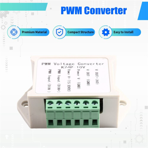 24V Input PWM Converter Stable Connection 0-10V Output Digital Analog Converter Regulator Function Adapter Module 1