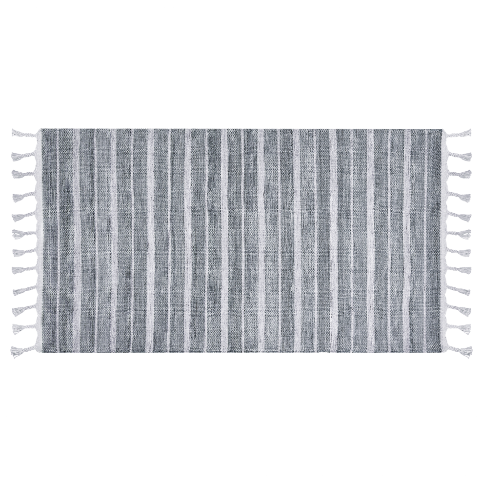 Beliani Rug Bademli Light Grey 80 X 150 Cm